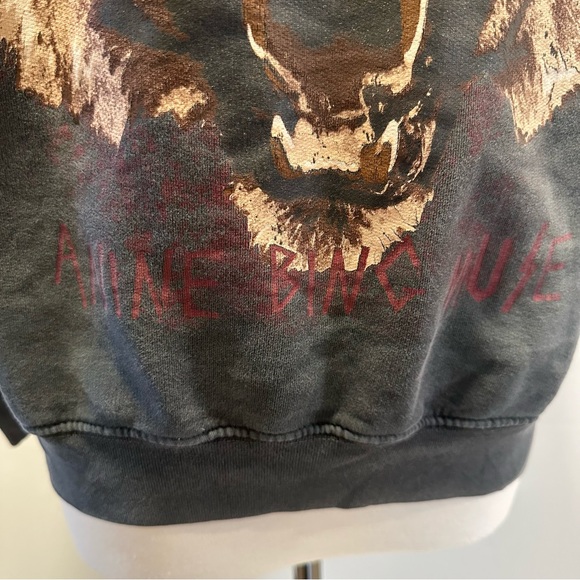 Anine Bing Black Tiger Graphic Sweatshirt - Picture 5 of 9